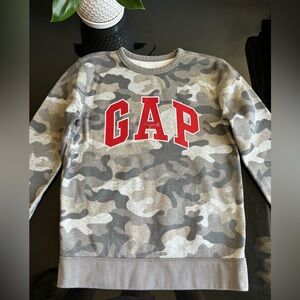 GAP LOGO Army Fatigue Sweat Shirt